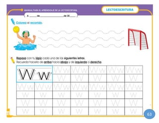 Mis primeras letras - Cuadernillo lectoescritura | PDF