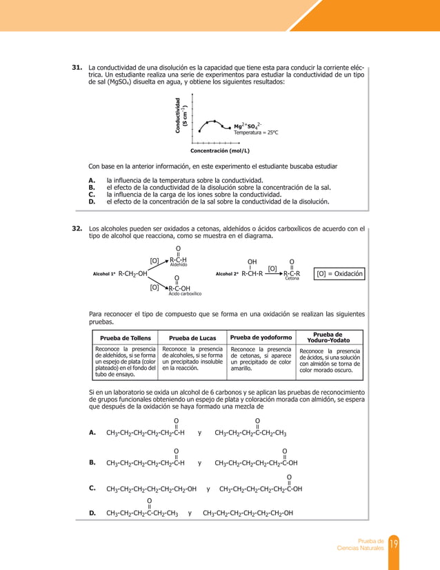 Cuadernillo de preguntas saber 11 ciencias naturales | PDF