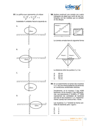 Cuadernillo de pruebas saber 11 | PDF