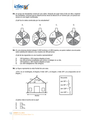 Cuadernillo de pruebas saber 11 | PDF