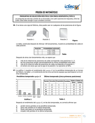 Cuadernillo de pruebas saber 11 (1) | PDF