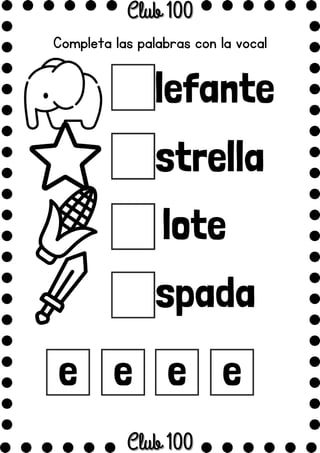 Cuadernillo de reforzamiento para aprender las vocales recopilado por ...