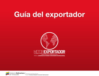 Guía del exportadorGuía del exportador
 