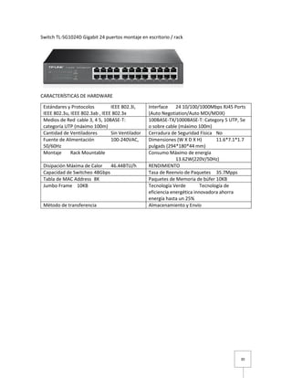 31
Router TL-MR3020 Router inalámbrico N portátil 3G/4G
CARACTERÍSTICAS DE HARDWARE
Interface 1 10/100Mbps WAN/LAN Port, U...