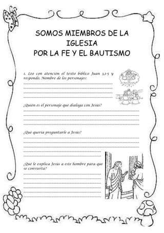 Cuadernillo mi primera comunion 2013