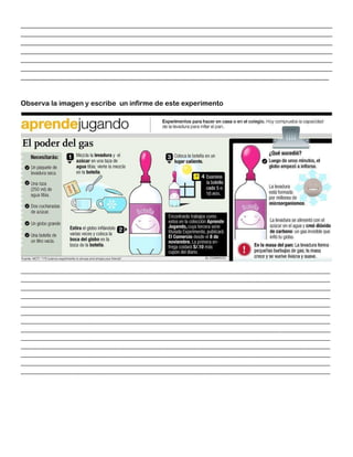__________________________________________________________________________________________
__________________________________________________________________________________________
__________________________________________________________________________________________
__________________________________________________________________________________________
__________________________________________________________________________________________
__________________________________________________________________________________________
_________________________________________________________________________________________
Observa la imagen y escribe un infirme de este experimento
__________________________________________________________________________________________________
__________________________________________________________________________________________________
__________________________________________________________________________________________________
__________________________________________________________________________________________________
__________________________________________________________________________________________________
__________________________________________________________________________________________________
__________________________________________________________________________________________________
__________________________________________________________________________________________________
__________________________________________________________________________________________________
__________________________________________________________________________________________________
__________________________________________________________________________________________________
__________________________________________________________________________________________________
__________________________________________________________________________________________________
 