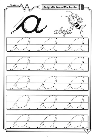 Cuadernito mis trazos para 3 años 