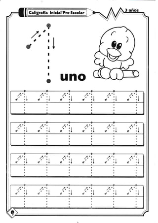 Cuadernito mis trazos para 3 años 