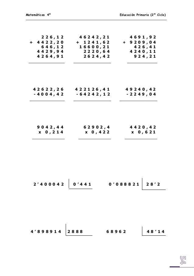 Cuaderno De Cálculo