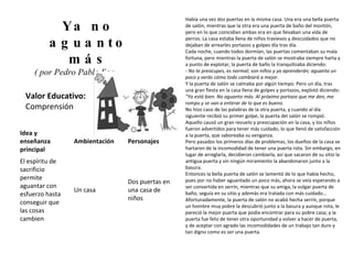 Cuaderno De Valores
