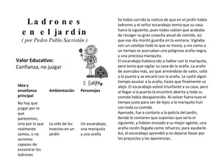 Cuaderno De Valores