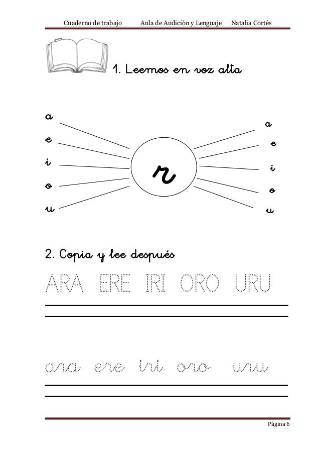 R Y Rr Articulacion Y Lectoescritura
