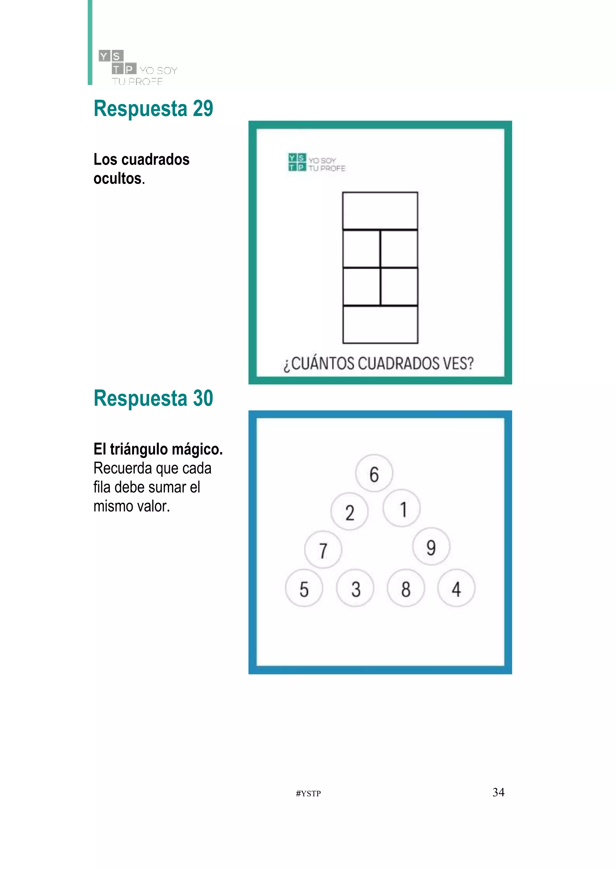 Cuaderno de acertijos matemáticos - Yo Soy Tu Profe | PDF