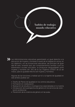 Cuaderno de Agente de Igualdad de Mujeres y Hombres (FEPAIO). | PDF