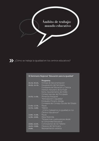 Cuaderno de Agente de Igualdad de Mujeres y Hombres (FEPAIO). | PDF