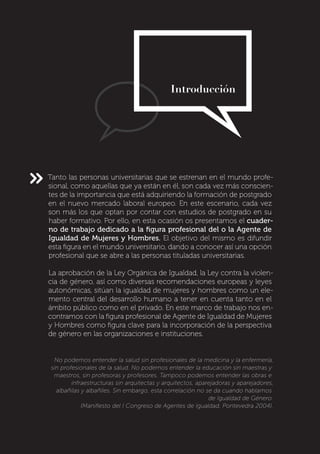 Cuaderno de Agente de Igualdad de Mujeres y Hombres (FEPAIO). | PDF