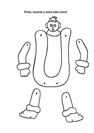 Pinta, recorta y arma este móvil
 