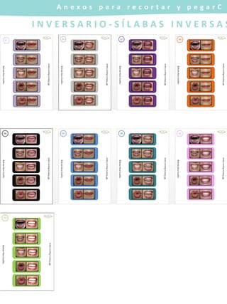 I N V E R S A R I O - S Í L A B A S I N V E R S A S
A n e x o s p a r a r e c o r t a r y p e g a r C
 