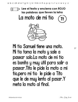 Cuaderno de alfabetizar para aprender a leer por materiales educativos ...