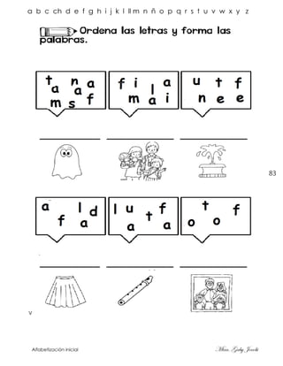 Cuaderno de alfabetizar para aprender a leer por materiales educativos ...