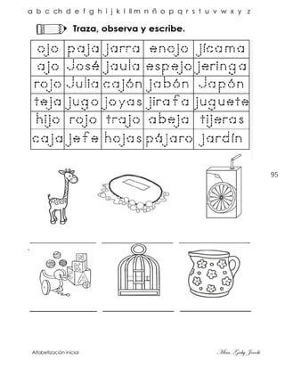 Cuaderno de alfabetizar para aprender a leer por materiales educativos ...