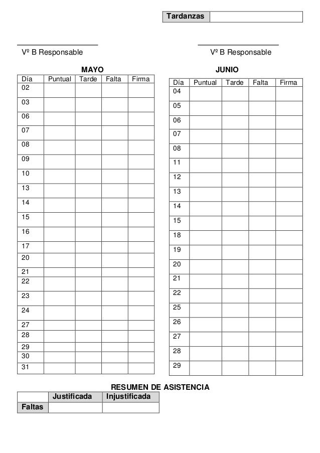 formato para asistencia de alumnos tirevi fontanacountryinn com formato libro de asistencia laboral