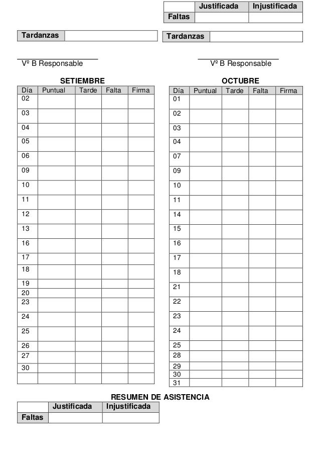 formato de asistencia del personal juve cenitdelacabrera co