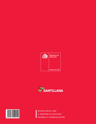 edición especial para
el ministerio de educación
prohibida su comercialización
 