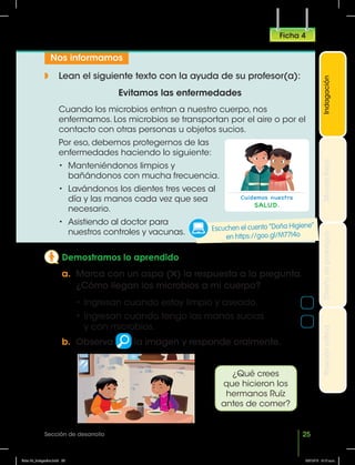 Cuaderno de fichas ciencia y tecnología. primer grado | PDF