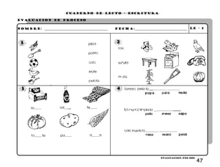Cuaderno de lectoescritura 160 paginas