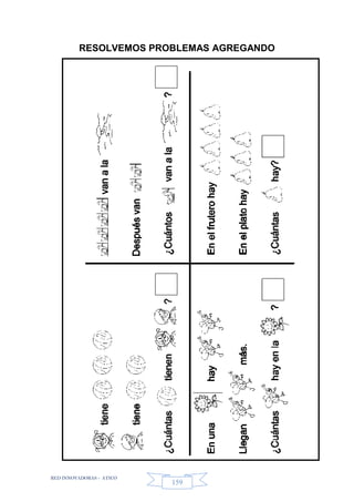 RED INNOVADORAS - ATICO
159
RESOLVEMOS PROBLEMAS AGREGANDO
 
