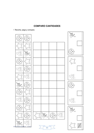 RED INNOVADORAS - ATICO
80
COMPARO CANTIDADES
• Recorta, pega y compara.
 