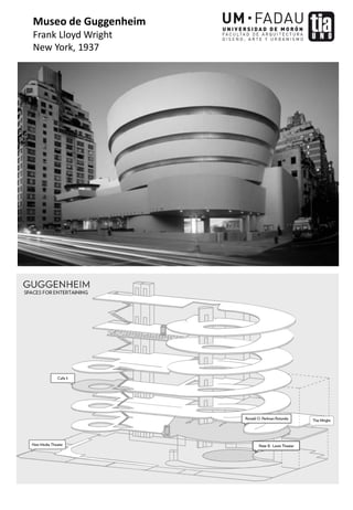 Museo de Guggenheim
Frank Lloyd Wright
New York, 1937
 