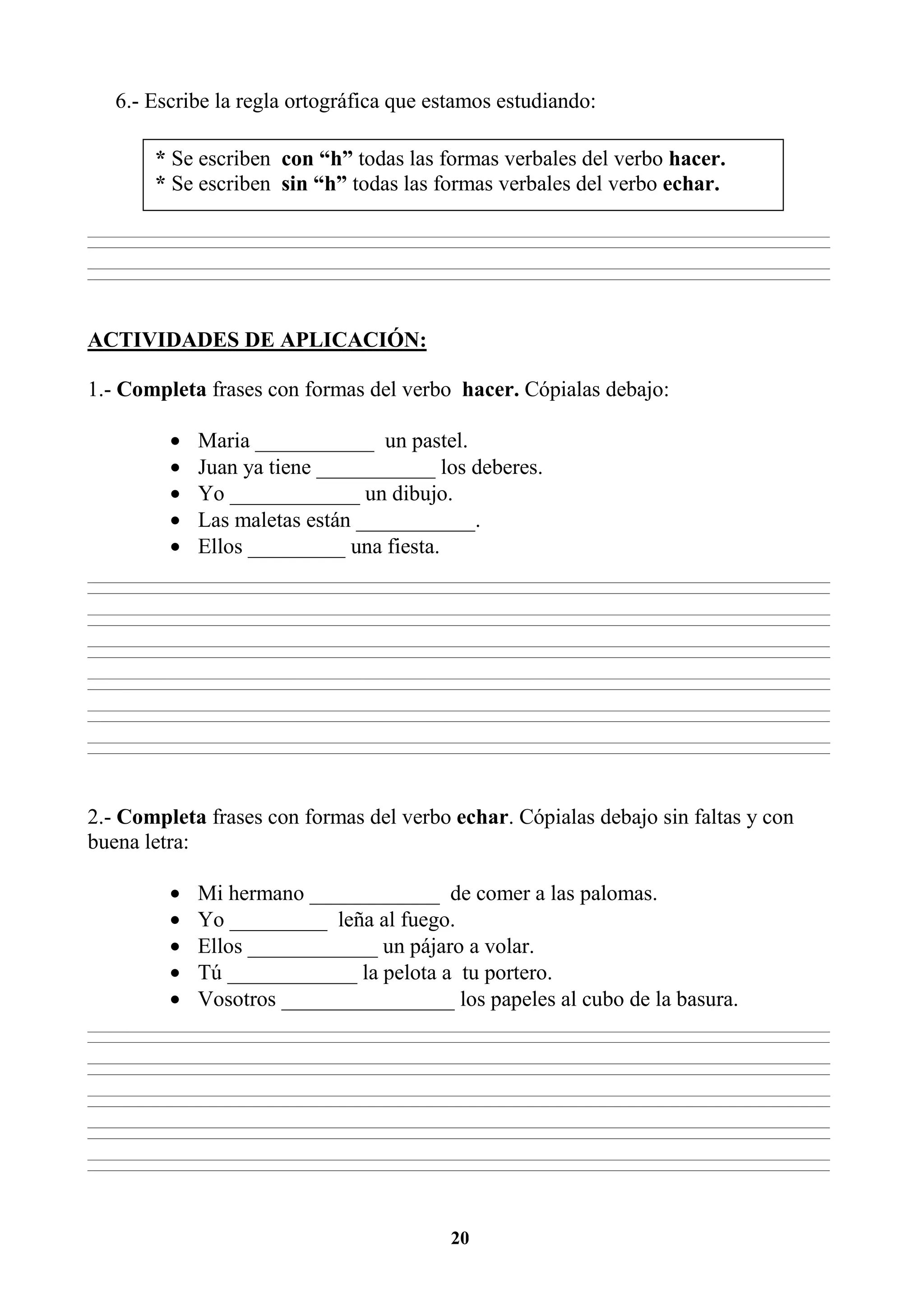 Cuaderno de ortografia 3 basico | PDF