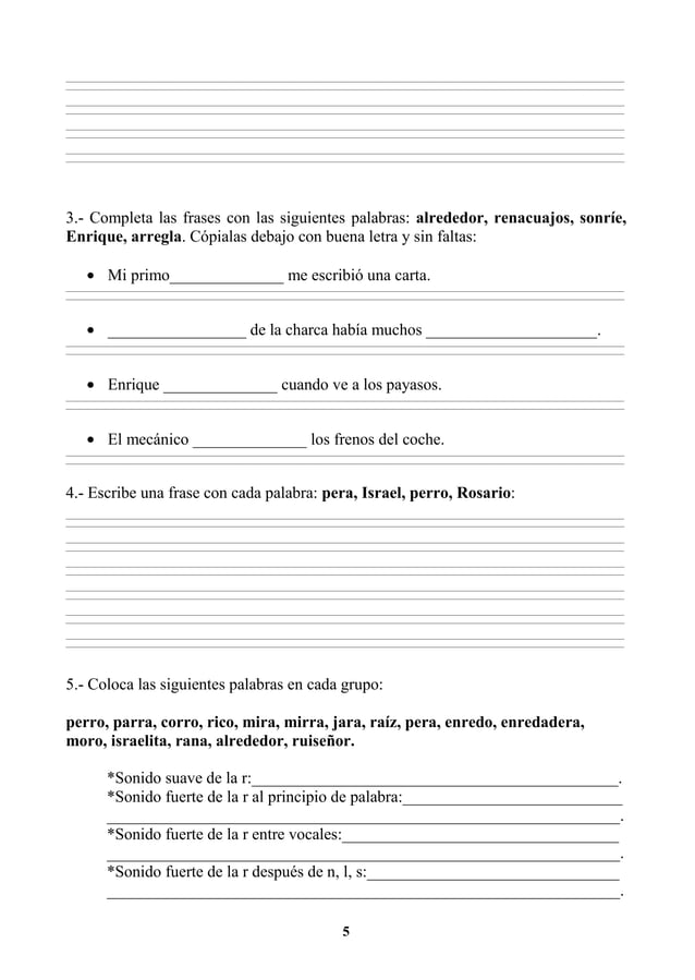 Cuaderno de ortografia 3 basico | PDF