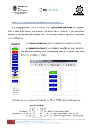 Logicator Cuaderno de prácticas robotica con Picaxe 08M2 | PDF