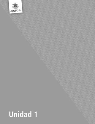 Unidad 1
CT 8º I SEM 2017.indb 3 20-10-16 17:25
 