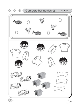 21
T 2-4Comparo tres conjuntos
 