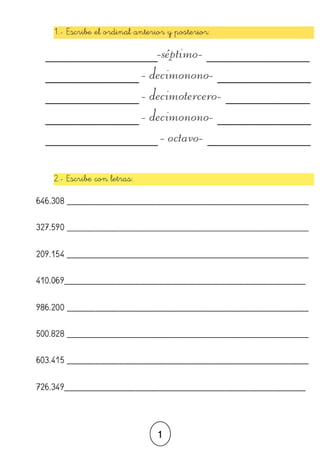 Cuaderno de vacaciones de 3º de primaria | PDF