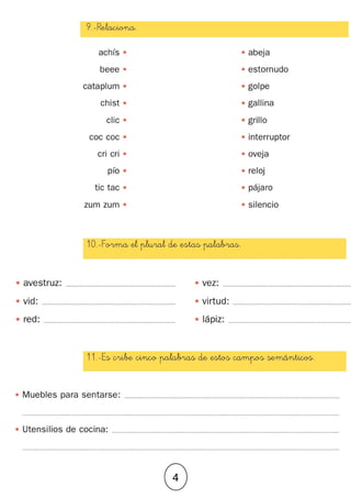 Cuaderno de vacaciones de 3º de primaria | PDF