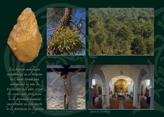 Cumpliendo con la
tradición, el día de
San Antonio se hace
la “procesión muda”
que recorre las calles
hasta el despoblado de
Sanchisgudo. De regreso,
el pueblo recibe la
procesión entre vítores,
dulzainas y jotas.
Padre Eterno
Castillo de Iscar sobre el pinar
Ermita del Cristo
Setas
 