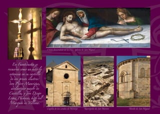 Perviven en
el término de
Fuentidueña las
ruinas de tres
ermitas: La
de San Blas,
en lo alto de
su cerro, casi
desaparecida; la
de Nuestra Señora
de Valcavado, en
el camino hacia
Sacramenia; y la
de Santa Cruz,
que era la iglesia
de un despoblado
ya abandonado
en el siglo XIX
del que también se
conserva la fuente
abovedada.
Panorámica desde el cerro de San Blas
Rebaño en las cercanías de Santa Cruz
Bodegas tradicionales
 