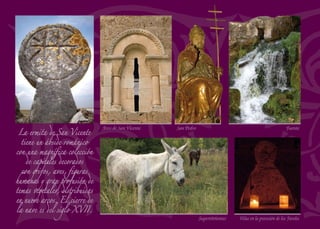 Las bodegas de Vino de
Calidad de Valtiendas
cosechan 1.200.000
kilos de uva y producen
300.000 litros de vino
al año. Una producción
pequeña y esmerada que
con el paso de los años va
obteniendo los premios más
pretigiosos y una mayor
aceptación en el mercado.
Vieja vid
Podalirios (Iphiclides podalirius)
Partida de cartasCaño del pilón
 