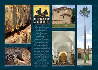 Hay quien dice que en
Lastras de Cuéllar hay
más bodegas que casas. En
torno a ellas se hace buena
parte de la vida social y
se manifiesta el espíritu
generoso y hospitalario de
sus gentes, siempre prestas a
compartir un trago de vino.
Cerradura Río Cega en el A.R. La Poza
Presa del Molino del Ladrón EsgraﬁadoChimenea
 