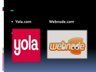  Yola.com Webnode.com

 