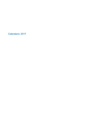Calendario 2017
 