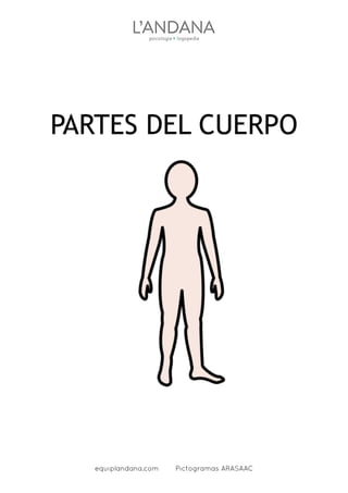 PARTES DEL CUERPO
equiplandana.com Pictogramas ARASAAC