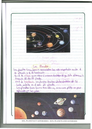 — 
¿& t o V a t » ^ | ¿ 6¿ W f c W o n • ú¿* ¿ J 
tW i 
L>i o<V>'At> te el a t ó M ^V*ndr&, 
tos olar^tS ^V A O , <ÍD»6 eiéWtA, torno Ü O O . ^ e t í a on poto 
SOL, PLANETAS Y ASTEROIDES - SUN, PLANETS AND ASTEROIDS 
 