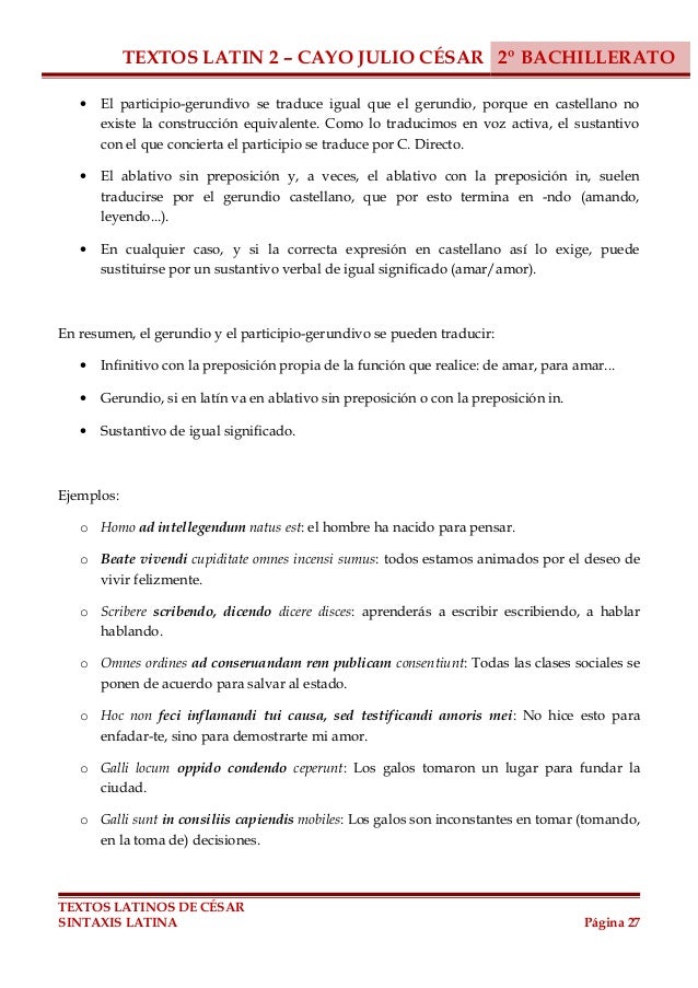 Cuaderno Latin 2 Textos De Cesar