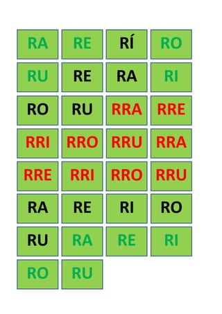 Cuaderno lecto fonológico r | DOC